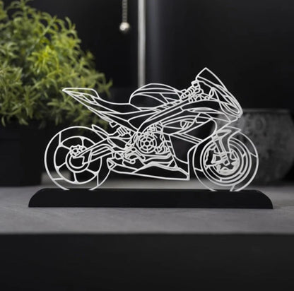 Serenosole™ MotoVibe Motorcycle Figure | Sleek, high-quality piece that’ll make any biker’s heart race | Perfect Bike Figurine 2024