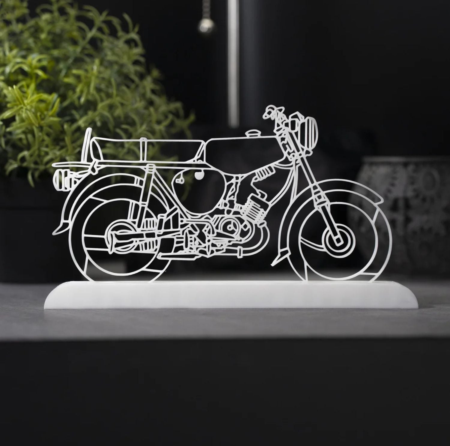 Serenosole™ MotoVibe Motorcycle Figure | Sleek, high-quality piece that’ll make any biker’s heart race | Perfect Bike Figurine 2024